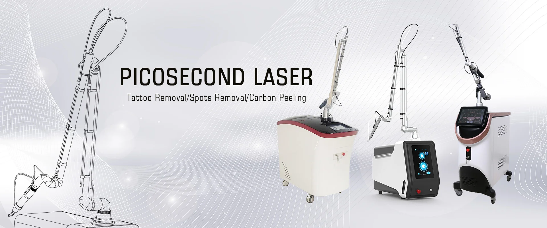Laserowy dostawca usuwania włosów
